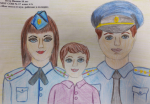 В Артеме Приморского края открылась выставка детского рисунка «Мои родители работают в полиции»